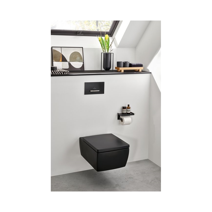 Villeroy & Boch 922169AN - VICONNECT-huuhtelupainike mattamusta/mattakromi