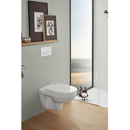 Villeroy & Boch 9M396101 - WC-istuimen kansi O.NOVO valkoinen