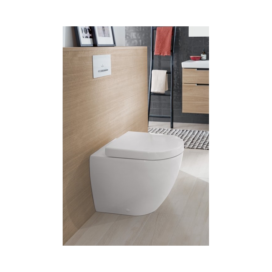 Villeroy & Boch 9M68S101 - WC-istuinkansi SoftClose SUBWAY 2.0 valkoinen