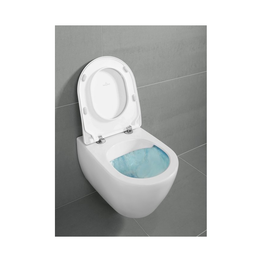 Villeroy & Boch 9M78S101 - SoftClose SUBWAY 2.0 WC-kansi, valkoinen