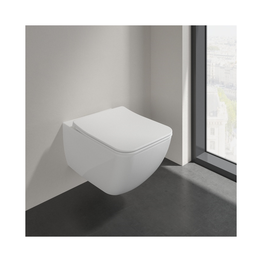 Villeroy & Boch 9M79S101 - WC-istuimen kansi SoftClose VENTICELLO valkoinen