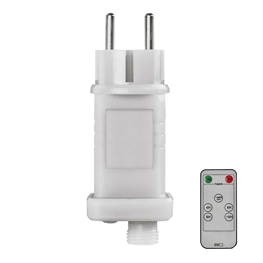 Virtalähde kohteelle connection of Joulu valot 230V IP44 + kauko-ohjaus