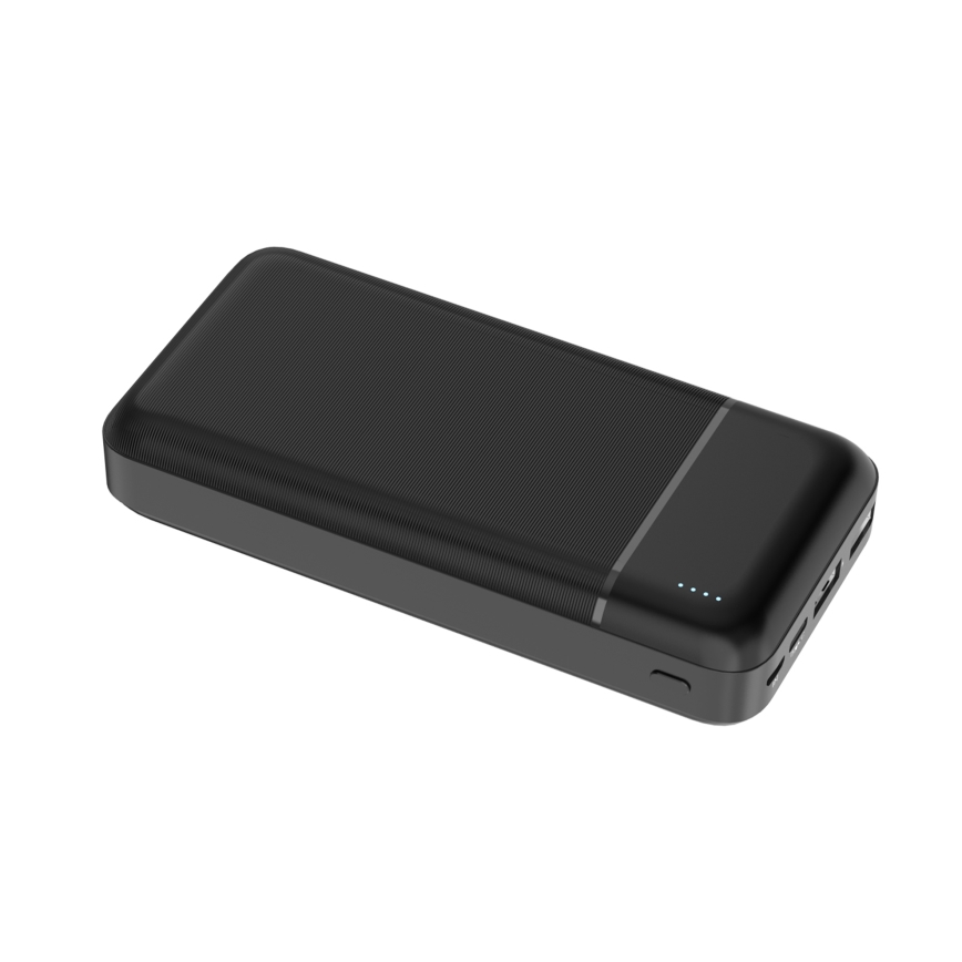 Virtapankki 20000 mAh 3,7V musta