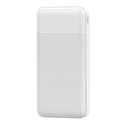 Virtapankki 20000 mAh 3,7V valkoinen