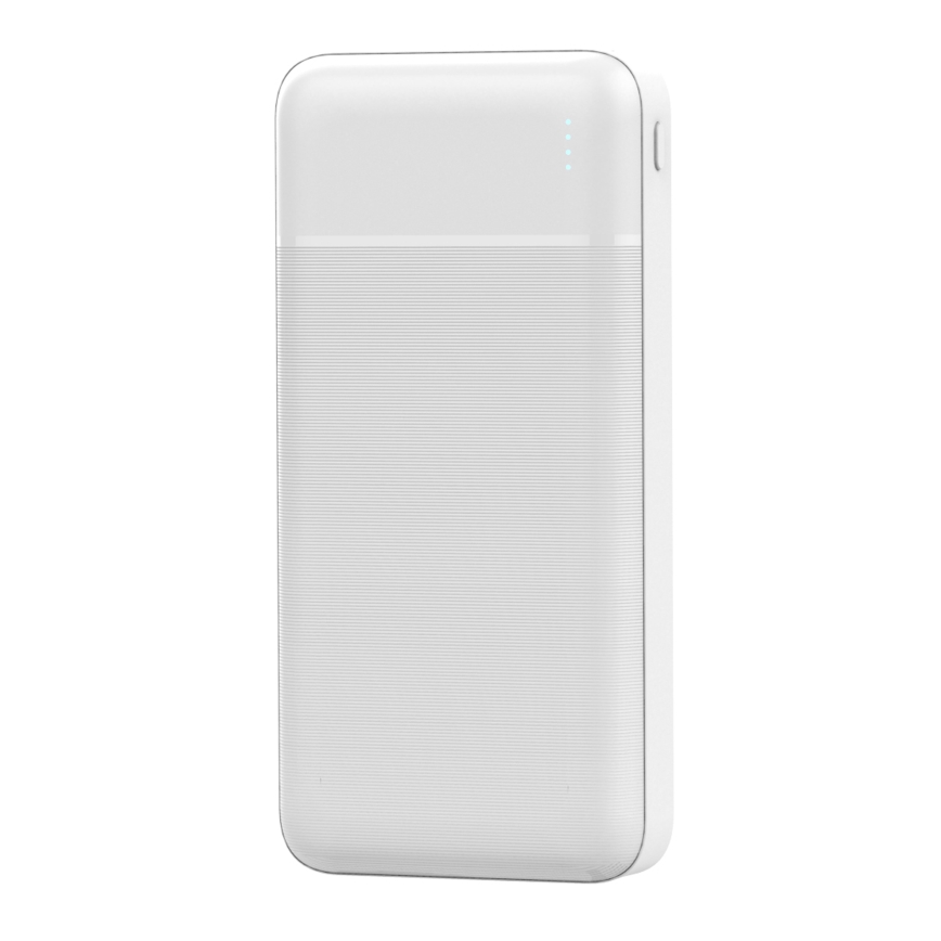 Virtapankki 20000 mAh 3,7V valkoinen