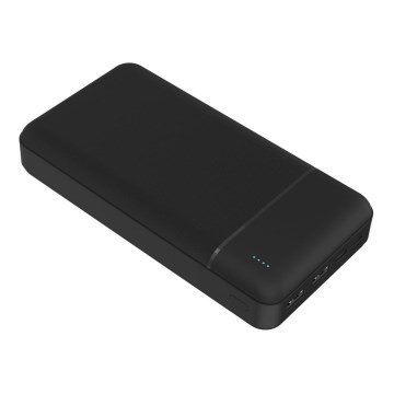 Virtapankki 30000 mAh 3,7V musta