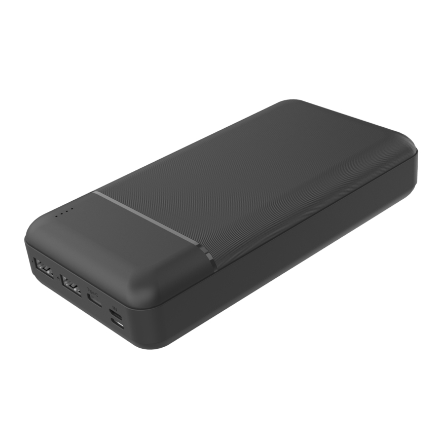 Virtapankki 30000 mAh 3,7V musta