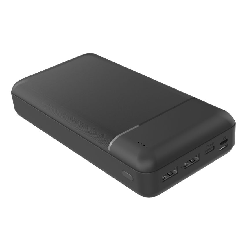 Virtapankki 30000 mAh 3,7V musta