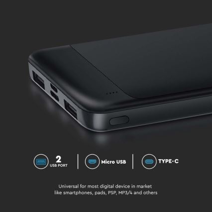 Virtapankki Power Delivery 10000mAh/22,5W/5V musta