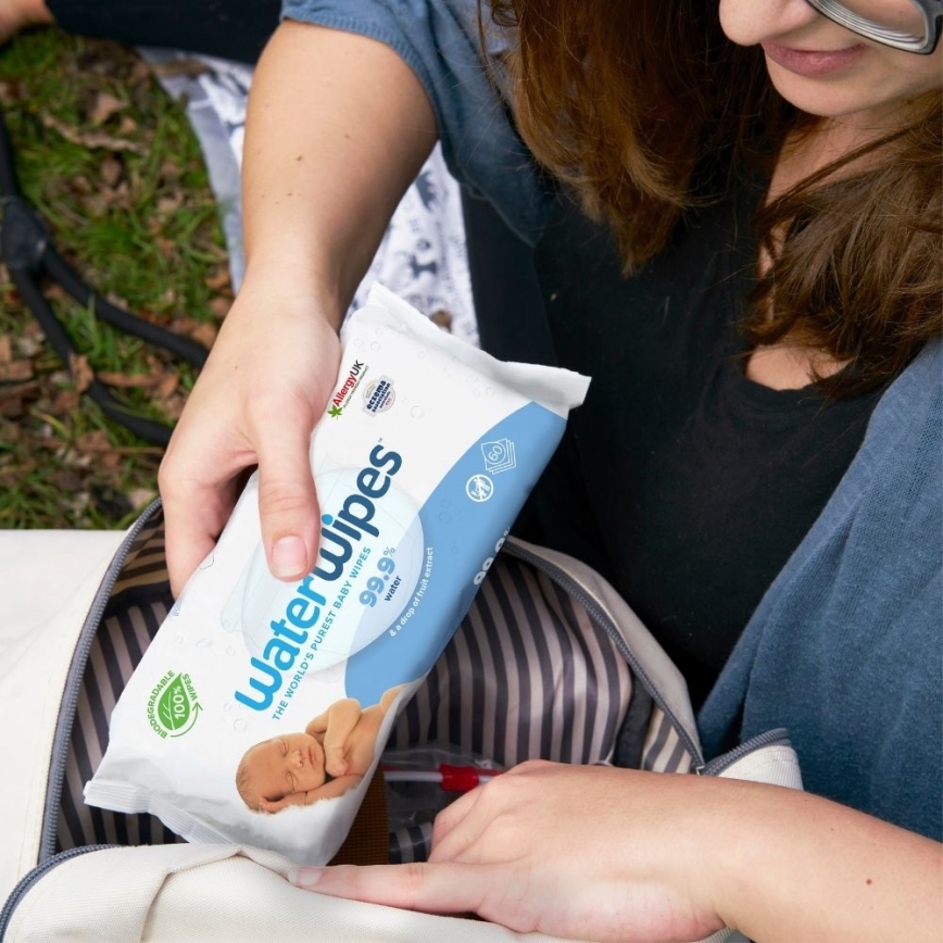 WaterWipes - SETTI 9x Muovittomat kosteuspyyhkeet 60 kpl (540 pcs)