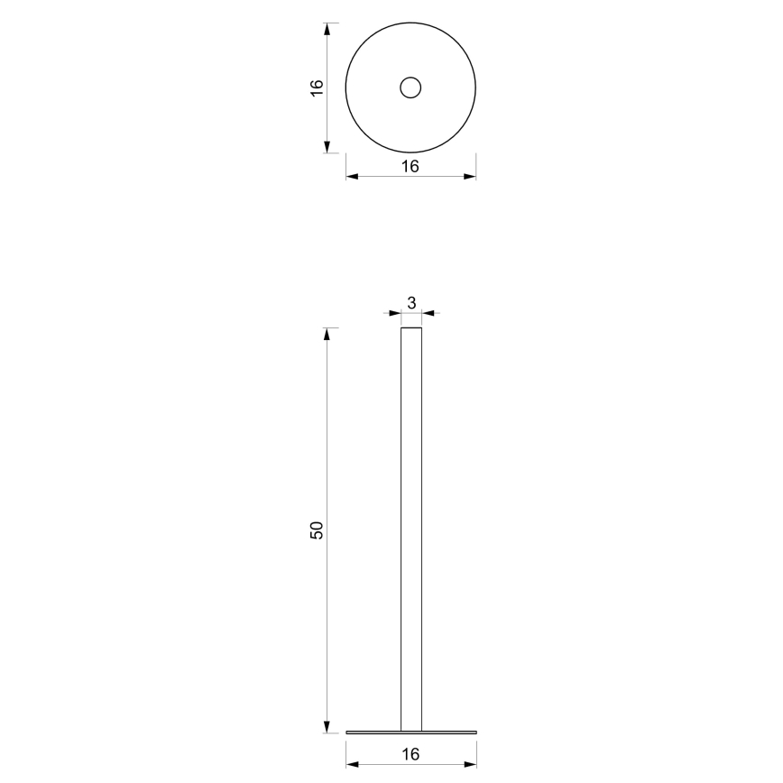 WC-paperiteline 51 cm valkoinen
