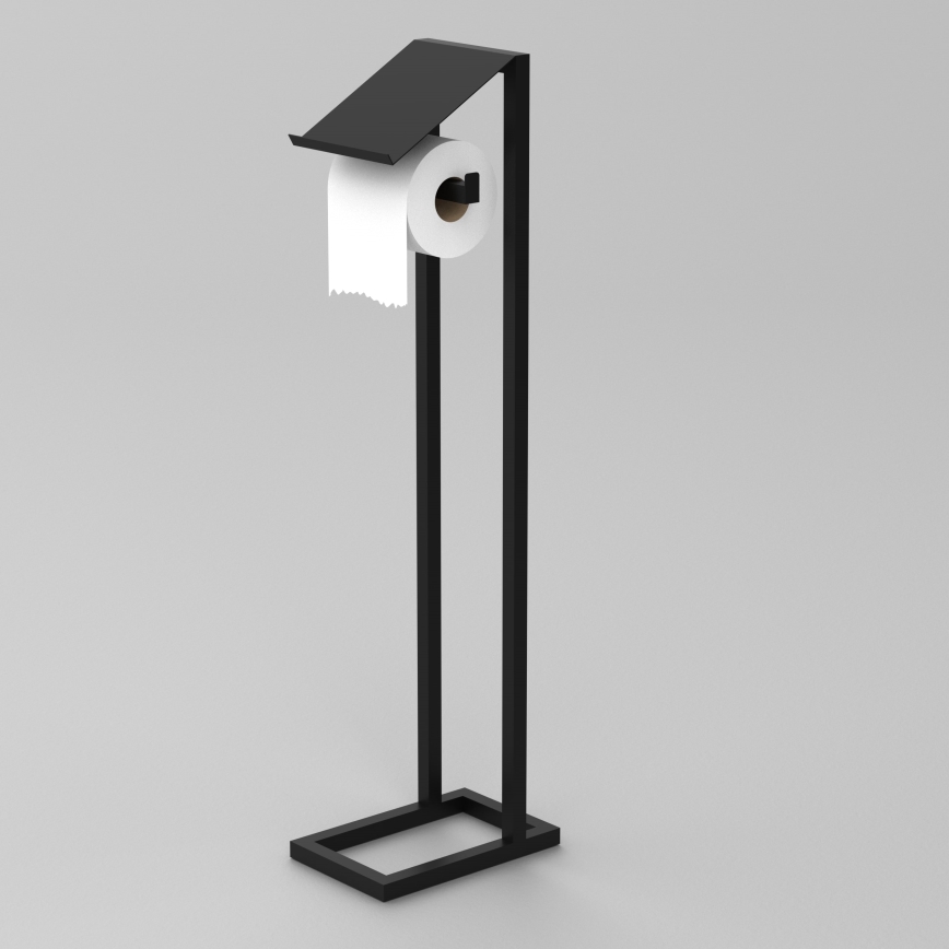 WC-paperiteline 71x20 cm musta