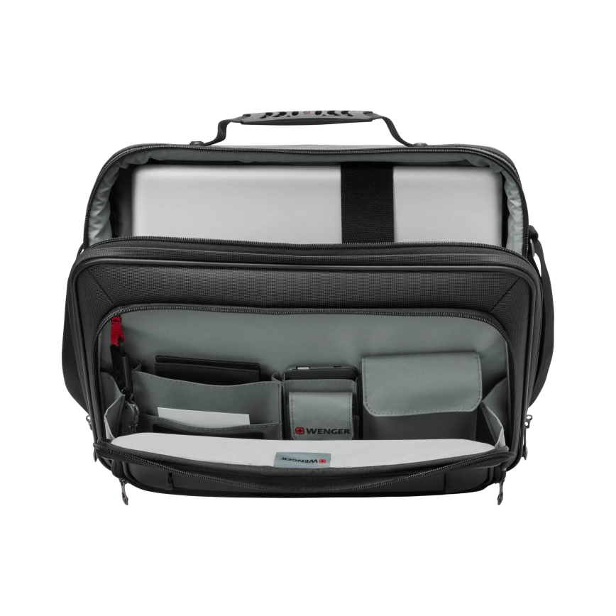 Wenger - Kannettavan tietokoneen laukku 10 l 15,6" tablettitaskulla 10" Insight musta