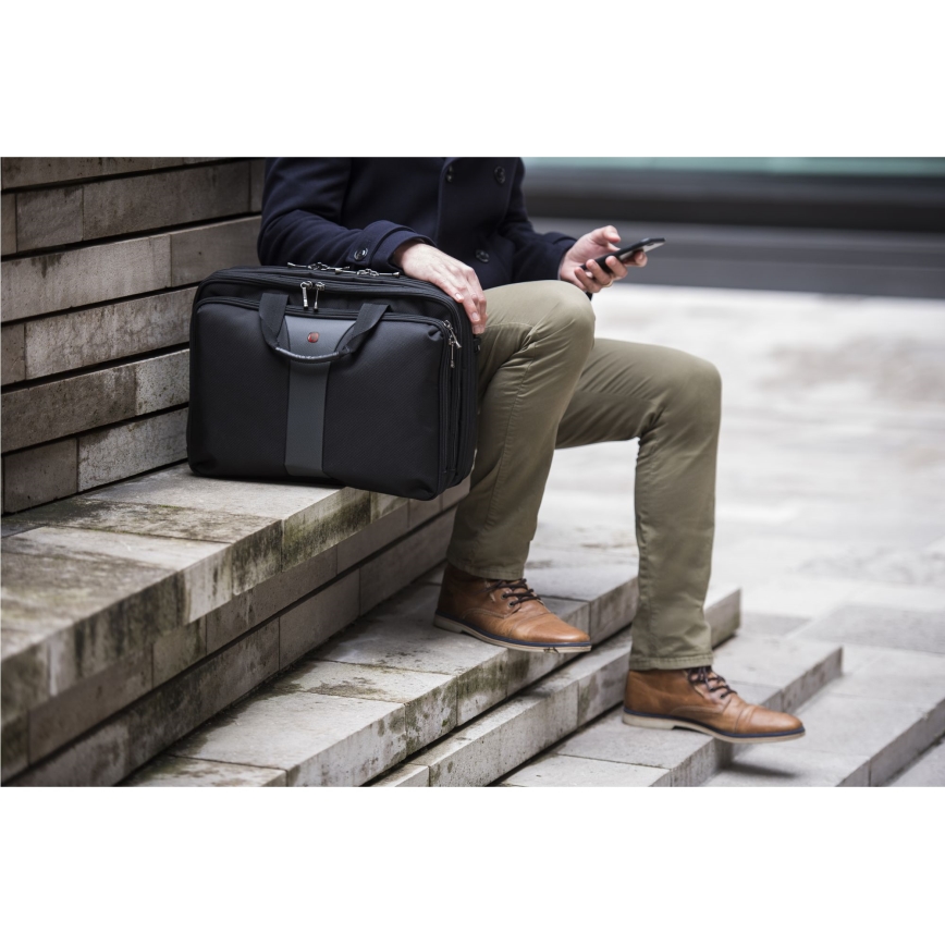 Wenger - Kannettavan tietokoneen laukku 15 l 16" Legacy Double musta