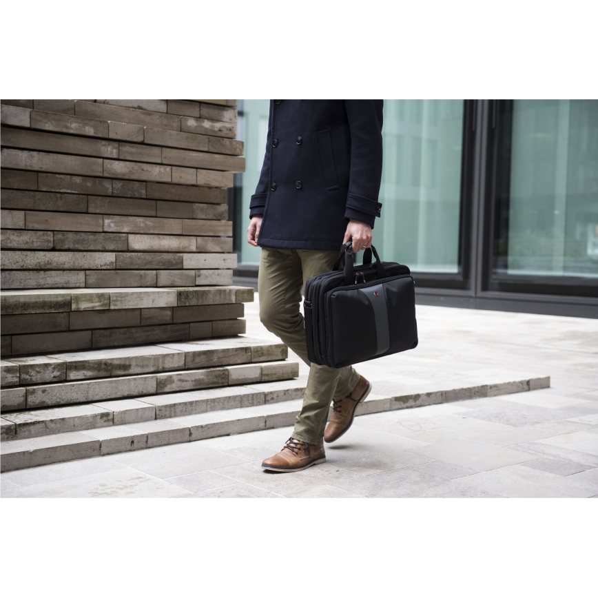 Wenger - Kannettavan tietokoneen laukku 15 l 16" Legacy Double musta