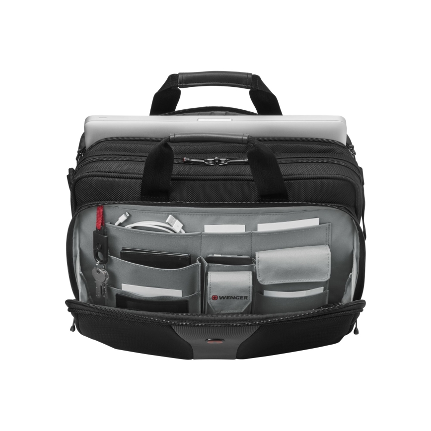 Wenger - Kannettavan tietokoneen laukku 15 l 16" Legacy Double musta