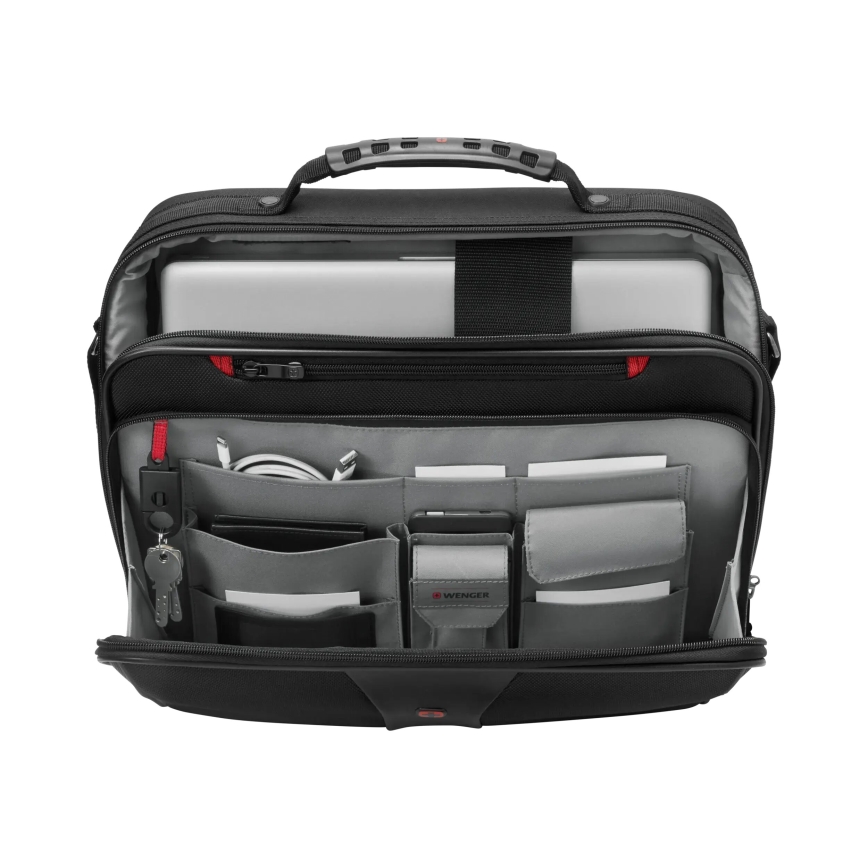 Wenger - Kannettavan tietokoneen laukku 15 l 16" Legacy musta