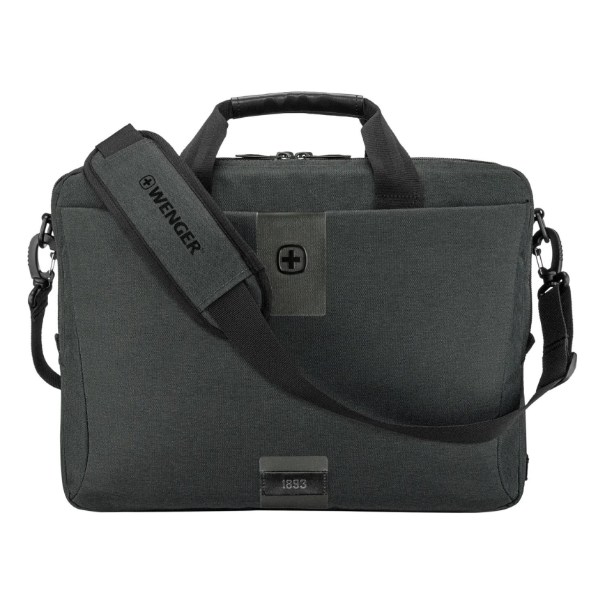 Wenger - Kannettavan tietokoneen laukku 15 l 16" tablettitaskulla 10" MX ECO Brief harmaa