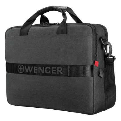 Wenger - Kannettavan tietokoneen laukku 15 l 16" tablettitaskulla 10" MX ECO Brief harmaa
