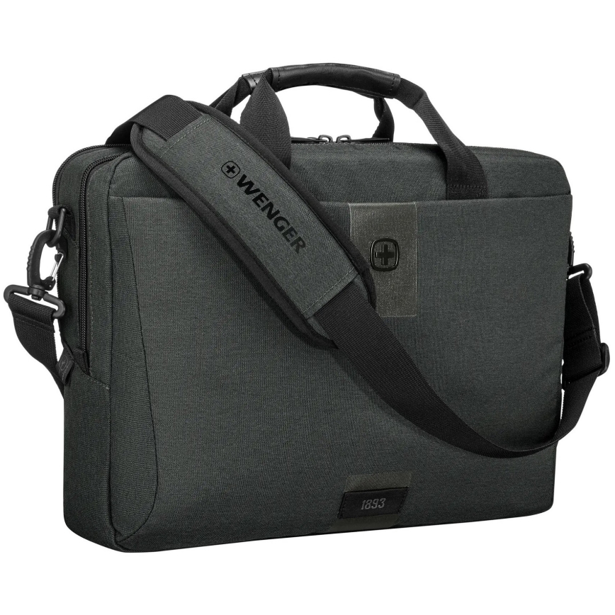 Wenger - Kannettavan tietokoneen laukku 15 l 16" tablettitaskulla 10" MX ECO Brief harmaa