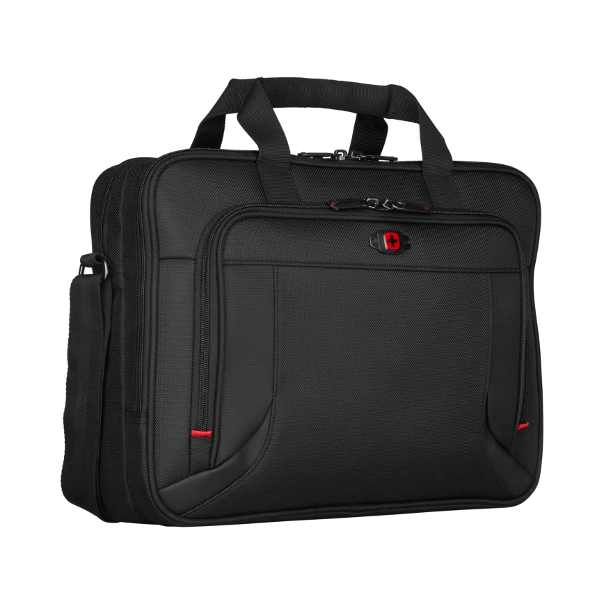 Wenger - Kannettavan tietokoneen laukku 15 l 16" tablettitaskulla 10" Prospectus musta