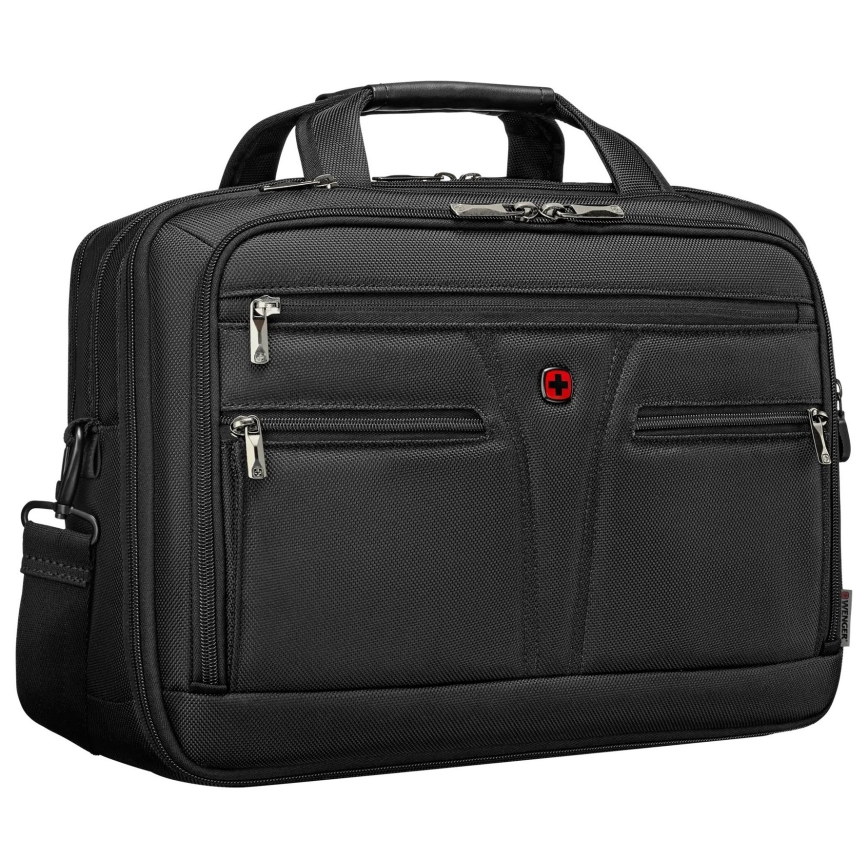 Wenger - Kannettavan tietokoneen laukku 19 l 14-16" tablettitaskulla 10" BC Tähti musta