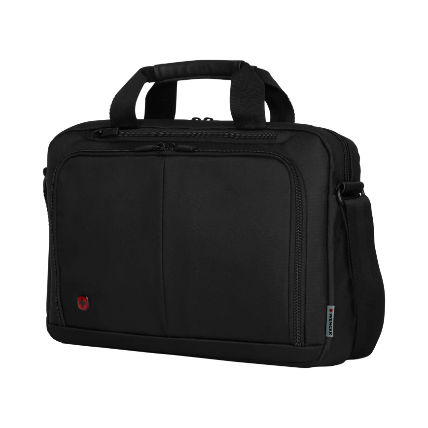 Wenger - Kannettavan tietokoneen laukku 5 l 14" tablettitaskulla 10" Source musta