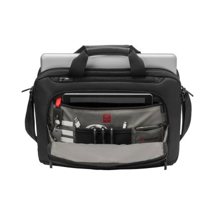 Wenger - Kannettavan tietokoneen laukku 8 l 16" tablettitaskulla 10" Source musta