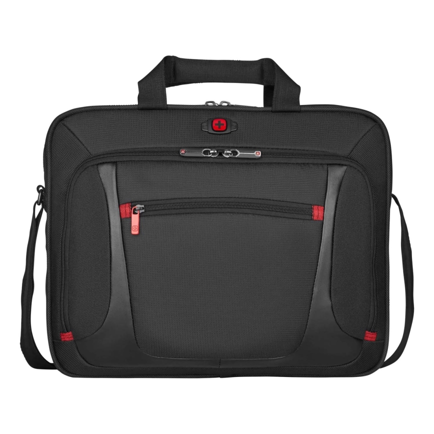 Wenger - Kannettavan tietokoneen laukku 9 l 16" tablettitaskulla 10" Sensor musta