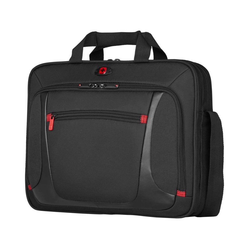 Wenger - Kannettavan tietokoneen laukku 9 l 16" tablettitaskulla 10" Sensor musta