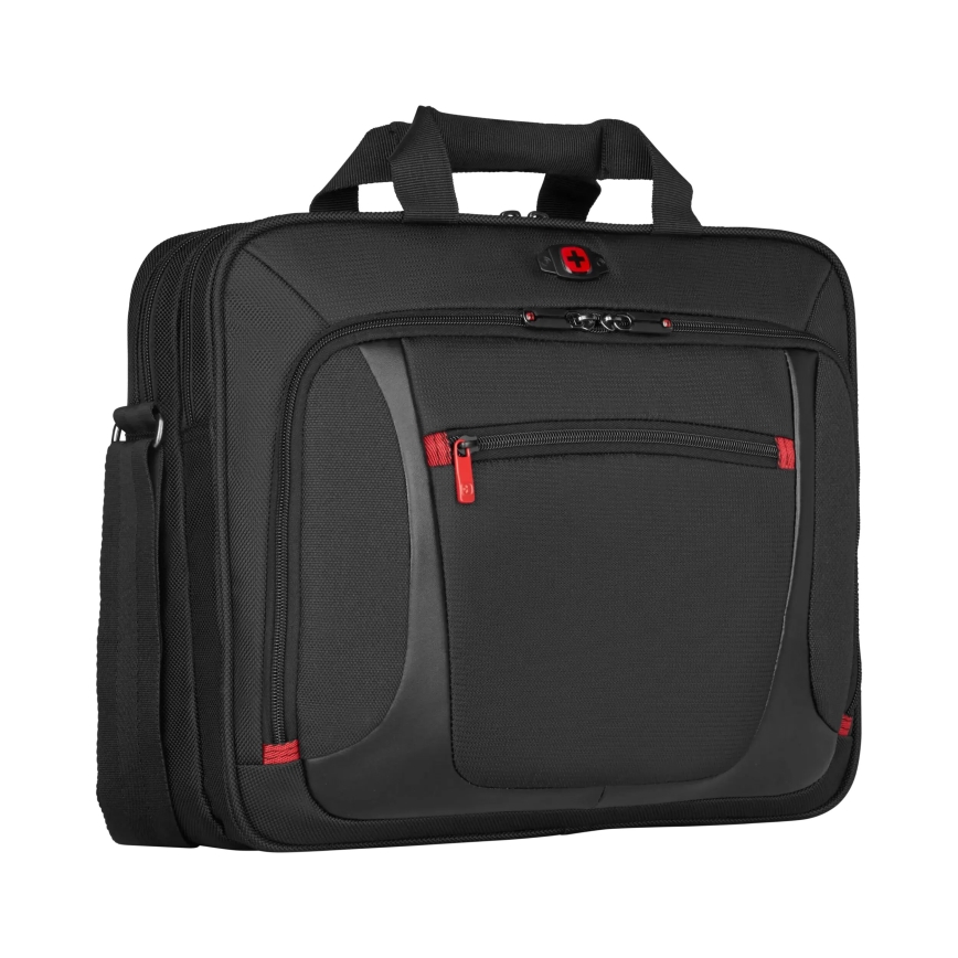 Wenger - Kannettavan tietokoneen laukku 9 l 16" tablettitaskulla 10" Sensor musta