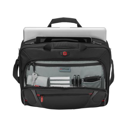 Wenger - Kannettavan tietokoneen laukku 9 l 16" tablettitaskulla 10" Sensor musta