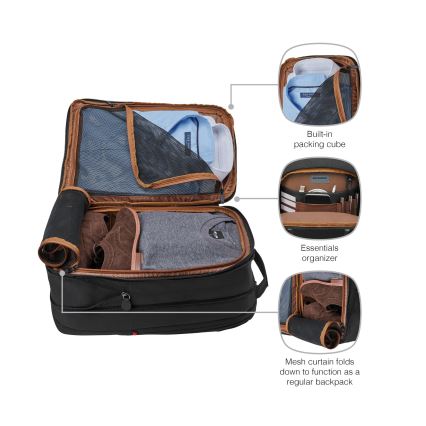 Wenger - Kannettavan tietokoneen reppu 16 l 16" tablettitaskulla 12" Kaupunki Traveler musta