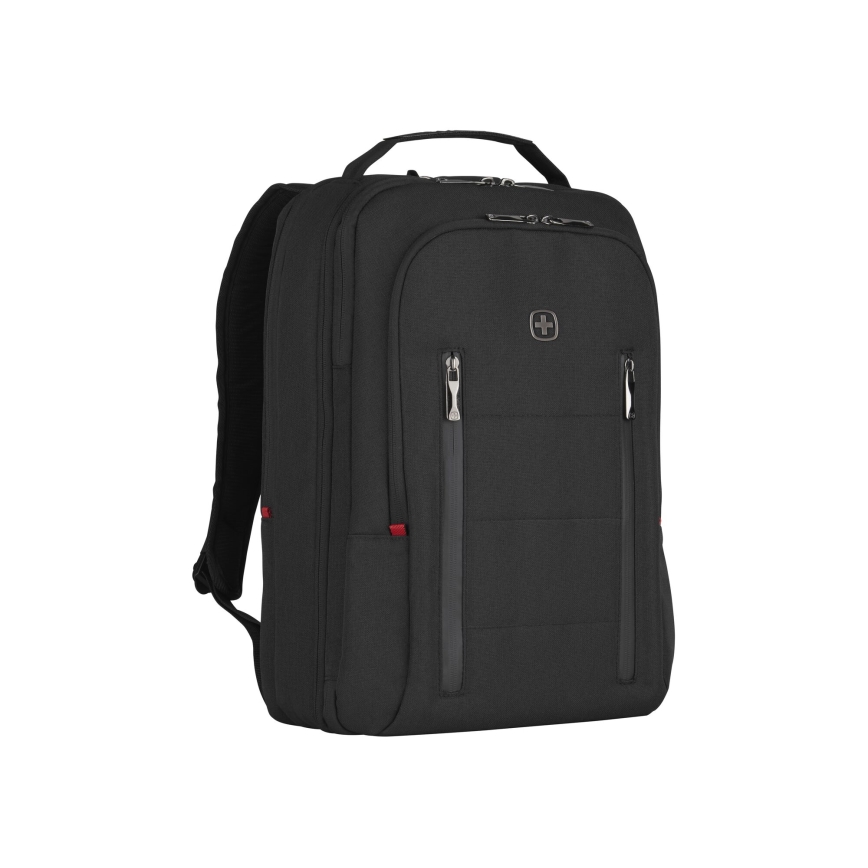 Wenger - Kannettavan tietokoneen reppu 16 l 16" tablettitaskulla 12" Kaupunki Traveler musta