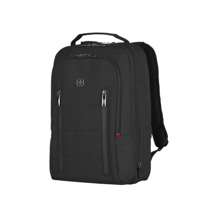 Wenger - Kannettavan tietokoneen reppu 16 l 16" tablettitaskulla 12" Kaupunki Traveler musta