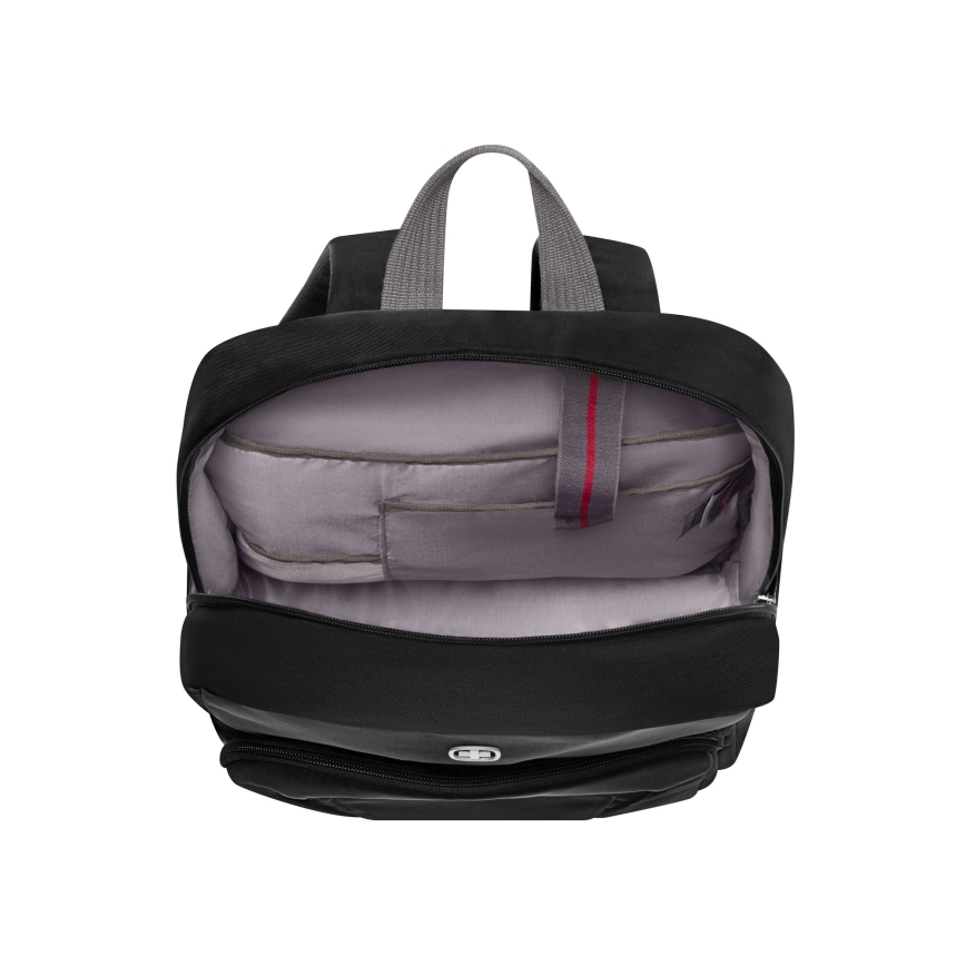 Wenger - Kannettavan tietokoneen reppu 20 l 15,6" tablettitaskulla 10" Liike musta