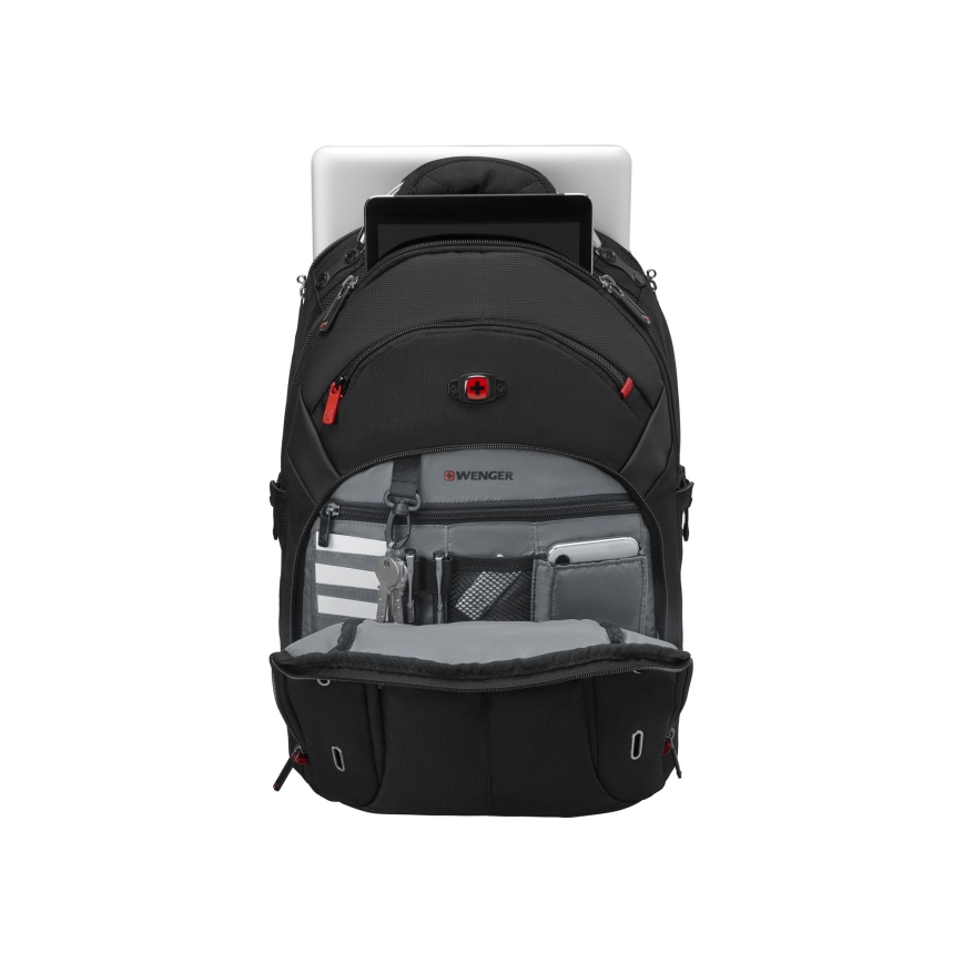 Wenger - Kannettavan tietokoneen reppu 20 l 15" tablettitaskulla 10" Gigabyte musta