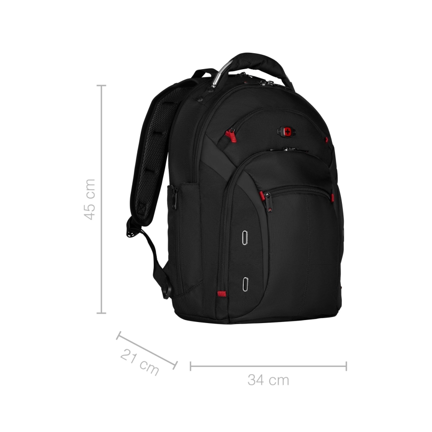 Wenger - Kannettavan tietokoneen reppu 20 l 15" tablettitaskulla 10" Gigabyte musta