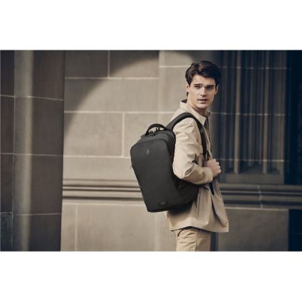 Wenger - Kannettavan tietokoneen reppu 21 l 16" tablettitaskulla 10" MX Valaistus musta