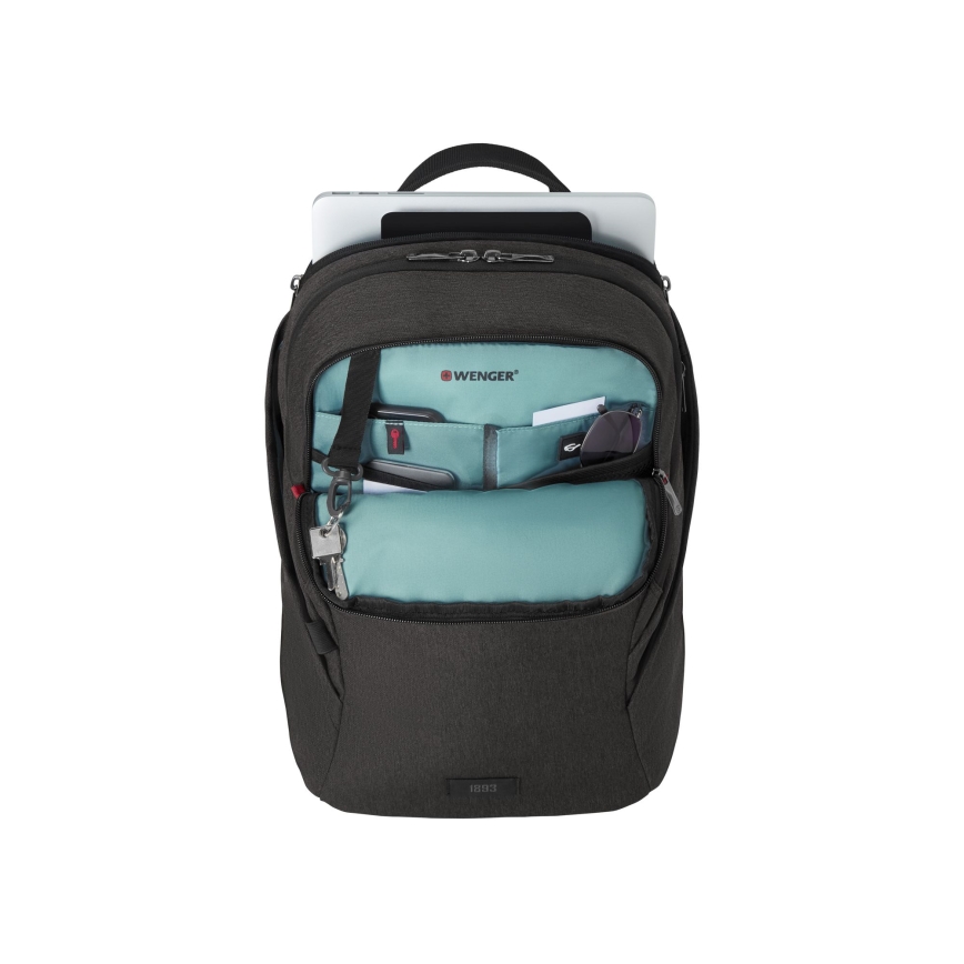 Wenger - Kannettavan tietokoneen reppu 21 l 16" tablettitaskulla 10" MX Valaistus musta