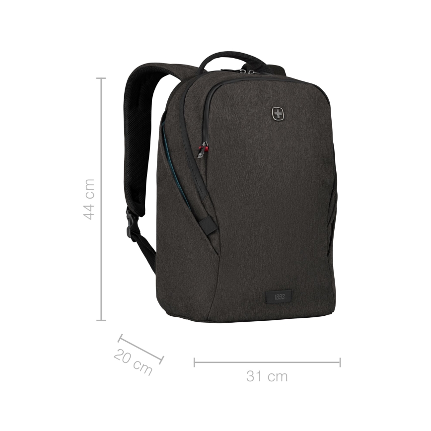 Wenger - Kannettavan tietokoneen reppu 21 l 16" tablettitaskulla 10" MX Valaistus musta