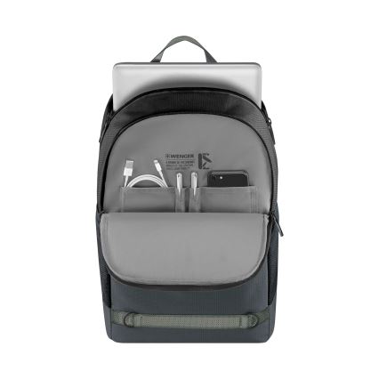 Wenger - Kannettavan tietokoneen reppu 23 l 15,6" Tyon musta/harmaa