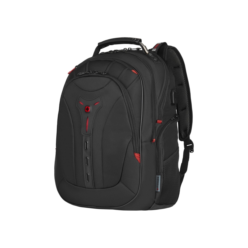 Wenger - Kannettavan tietokoneen reppu 25 l 16" tablettitaskulla 10" Pegasus Deluxe musta