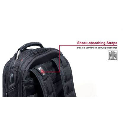 Wenger - Kannettavan tietokoneen reppu 26 l 17 tablettitaskulla 10 Ibex Ballistic Deluxe