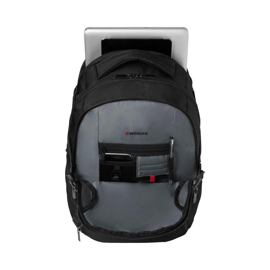 Wenger - Kannettavan tietokoneen reppu 27 l 16" tablettitaskulla 10" Transit musta
