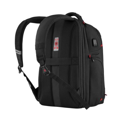 Wenger - Kannettavan tietokoneen reppu 29 l 17,3'' tablettitaskulla 12" Soitin One musta
