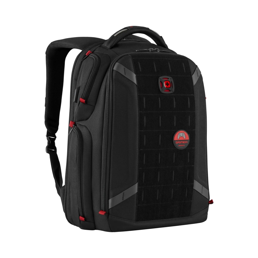 Wenger - Kannettavan tietokoneen reppu 29 l 17,3'' tablettitaskulla 12" Soitin One musta