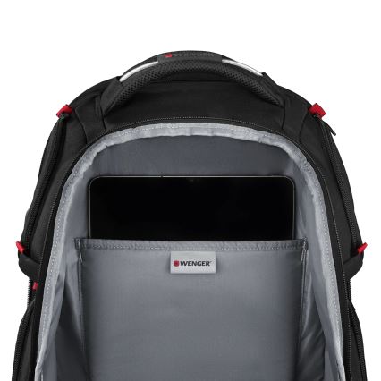 Wenger - Kannettavan tietokoneen reppu 29 l 17,3'' tablettitaskulla 12" Soitin One musta