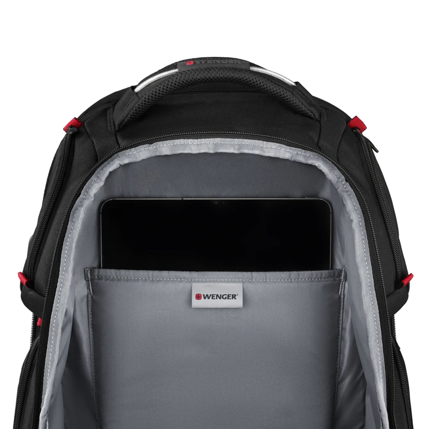 Wenger - Kannettavan tietokoneen reppu 29 l 17,3'' tablettitaskulla 12" Soitin One musta