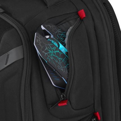 Wenger - Kannettavan tietokoneen reppu 29 l 17,3'' tablettitaskulla 12" Soitin One musta